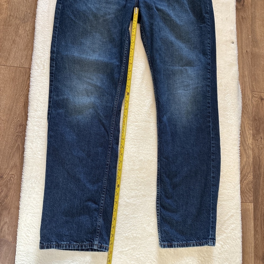 Levis 559 Jean Mens Relaxed Fit Straight Leg Med Wash Denim 36x34 (Fits 36x32) - Picture 7 of 12